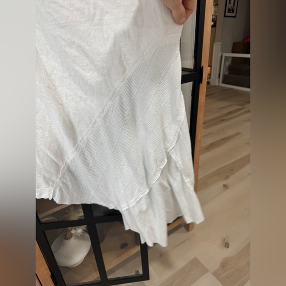 Free People my side tee tunic long line ribbed slouchy crewneck asymmetrical - Picture 11 of 16